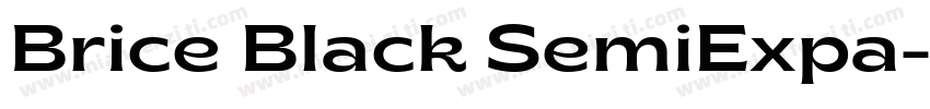 Brice Black SemiExpa字体转换